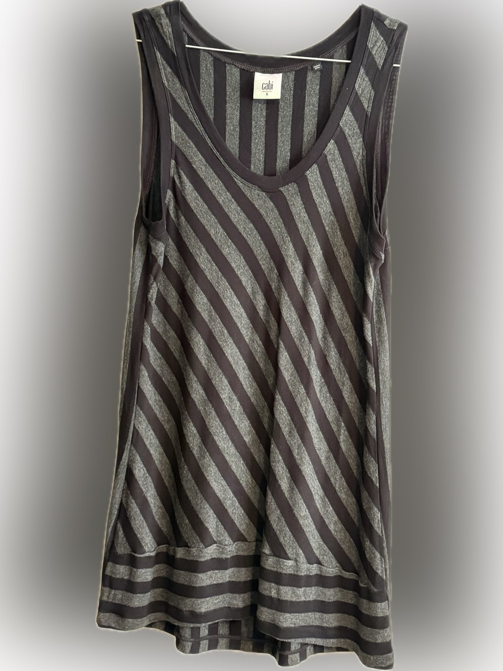 CAbi Align Striped Tank Top Style 3630 Size S
